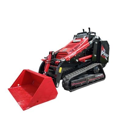 Brand New TYPHON STOMP V900 1.4 Ton Mini Track Loader Dual Auxiliary Hydraulics & Kubota D1105 (Red Edition) thumbnail 12
