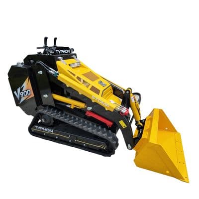 Brand New TYPHON STOMP V900 1.4-Ton Compact Track Loader 25HP Kubota Diesel (Yellow Edition) thumbnail 2