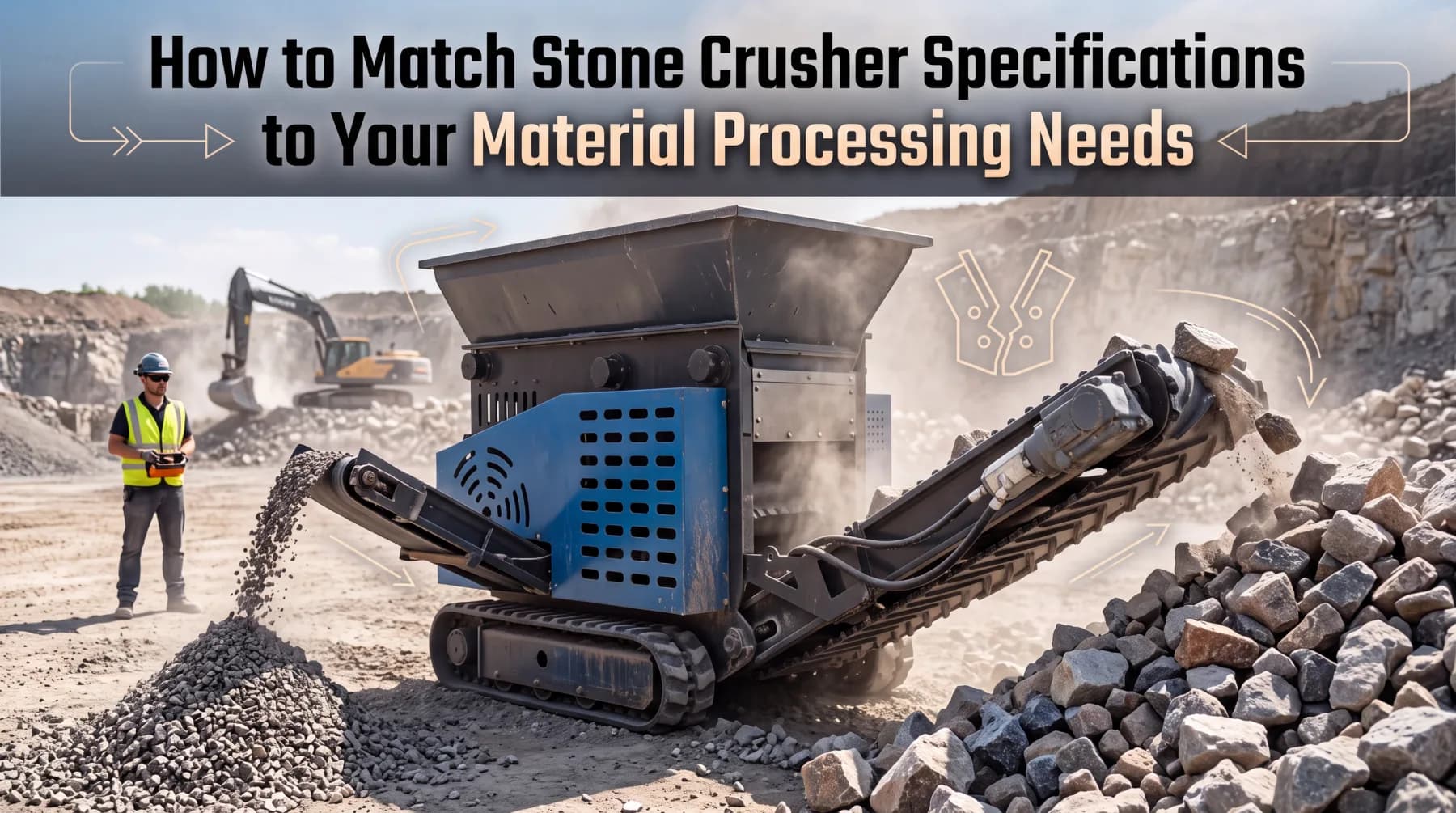 How to Match Stone Crusher Specifications to Your Material Processing Needs skid steer equipment guide