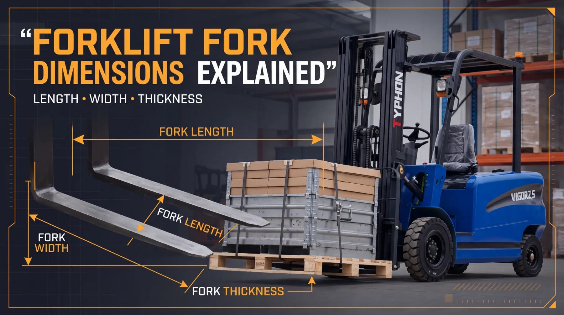 Forklift Fork Dimensions Explained: What Buyers Should Know