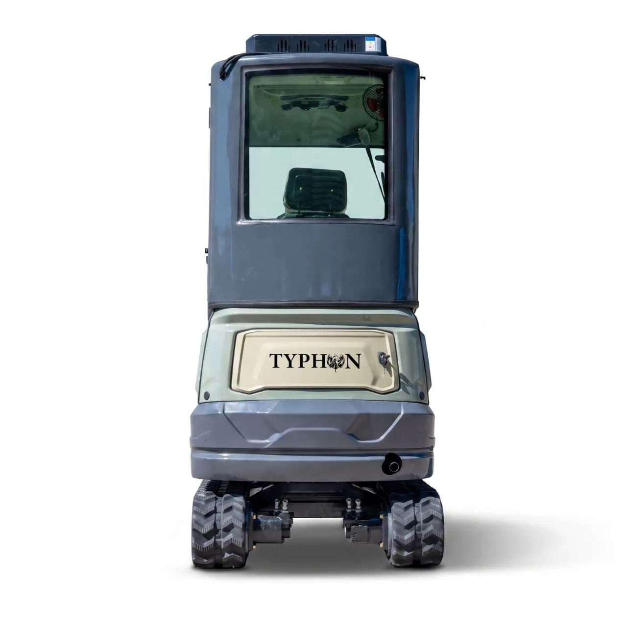 TYPHON TERROR XVII PRO Prestige 4,000 lb Mini Excavator – Kubota D902, Boom Swing & AC/Heat thumbnail 4