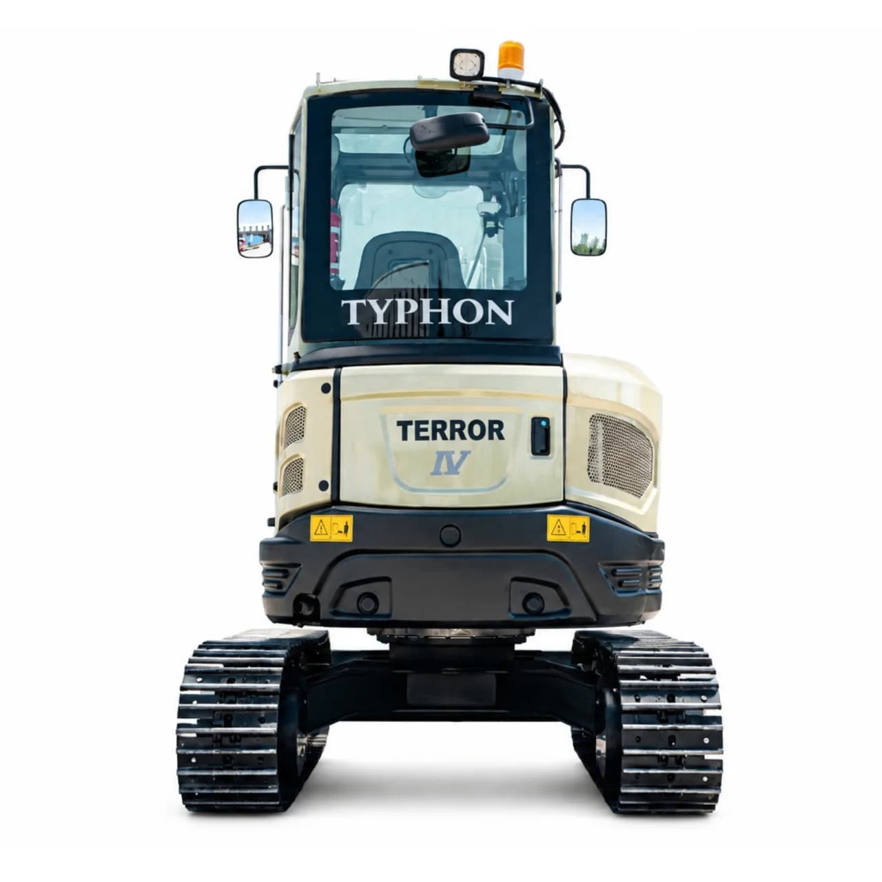 TYPHON TERROR IV PROPACT 9,000 lb Mini Excavator – Kubota D1703, AC/Heat Cab & Metal Tracks thumbnail 4