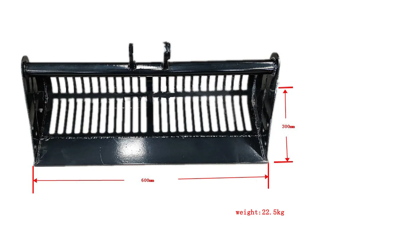 Screening skeleton Bucket Attachment 600mm TYPHON Mini Excavators USA thumbnail 7