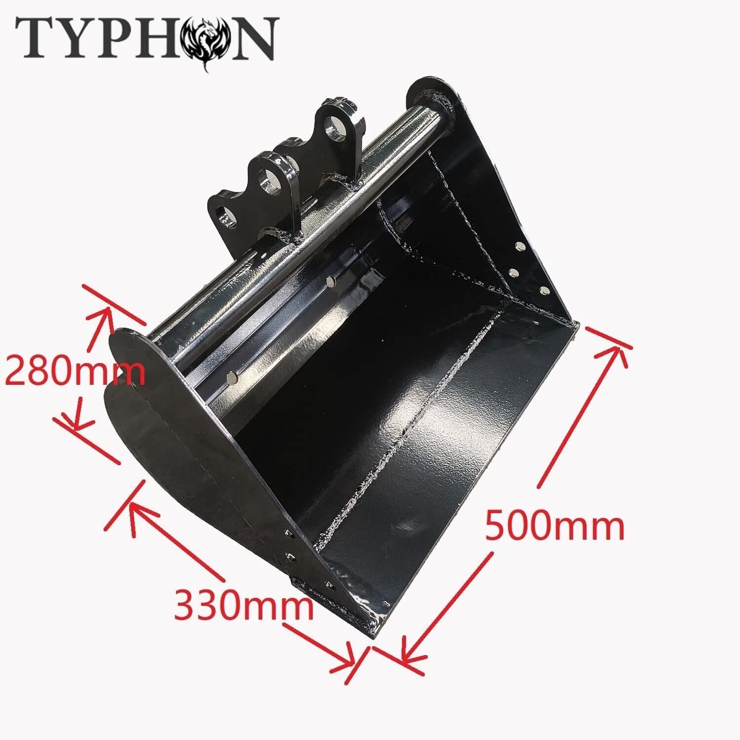 10-in-1 Mini Excavator Attachment Bundle Essential Tools Combo Kit for Worksites thumbnail 9