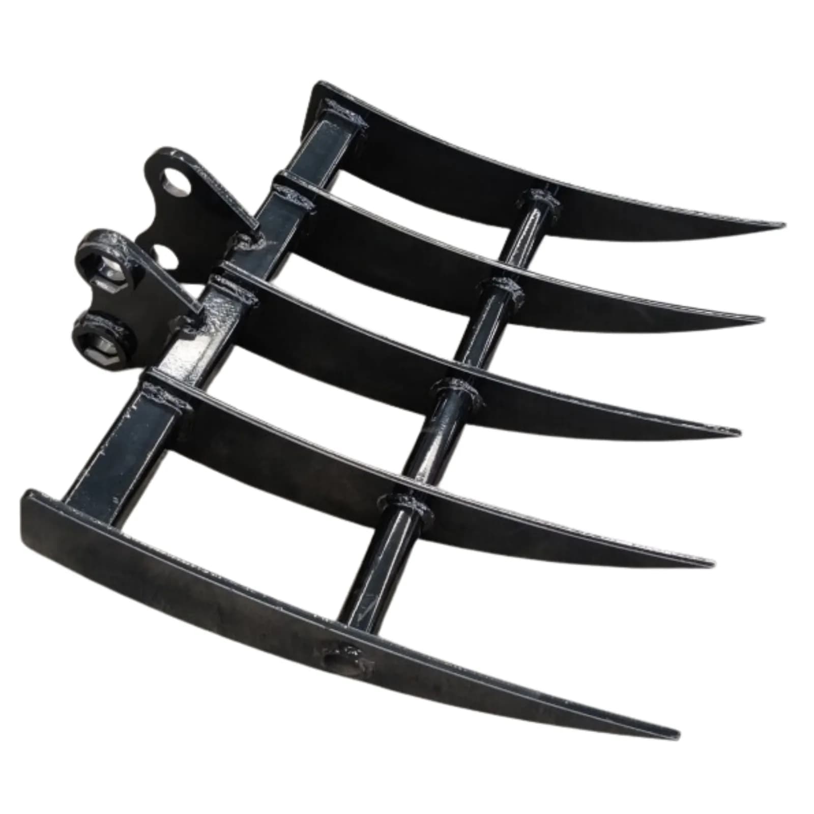 Rake: Mini Excavator Attachment for Grading, Leveling, Loosening , Removing Soil USA
