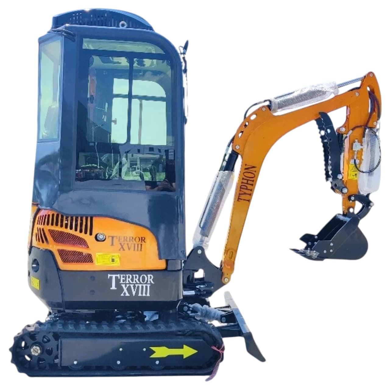 TYPHON TERROR XVIII Prestige 2 Ton Mini Excavator KUBOTA Diesel Engine (Yellow Edition)