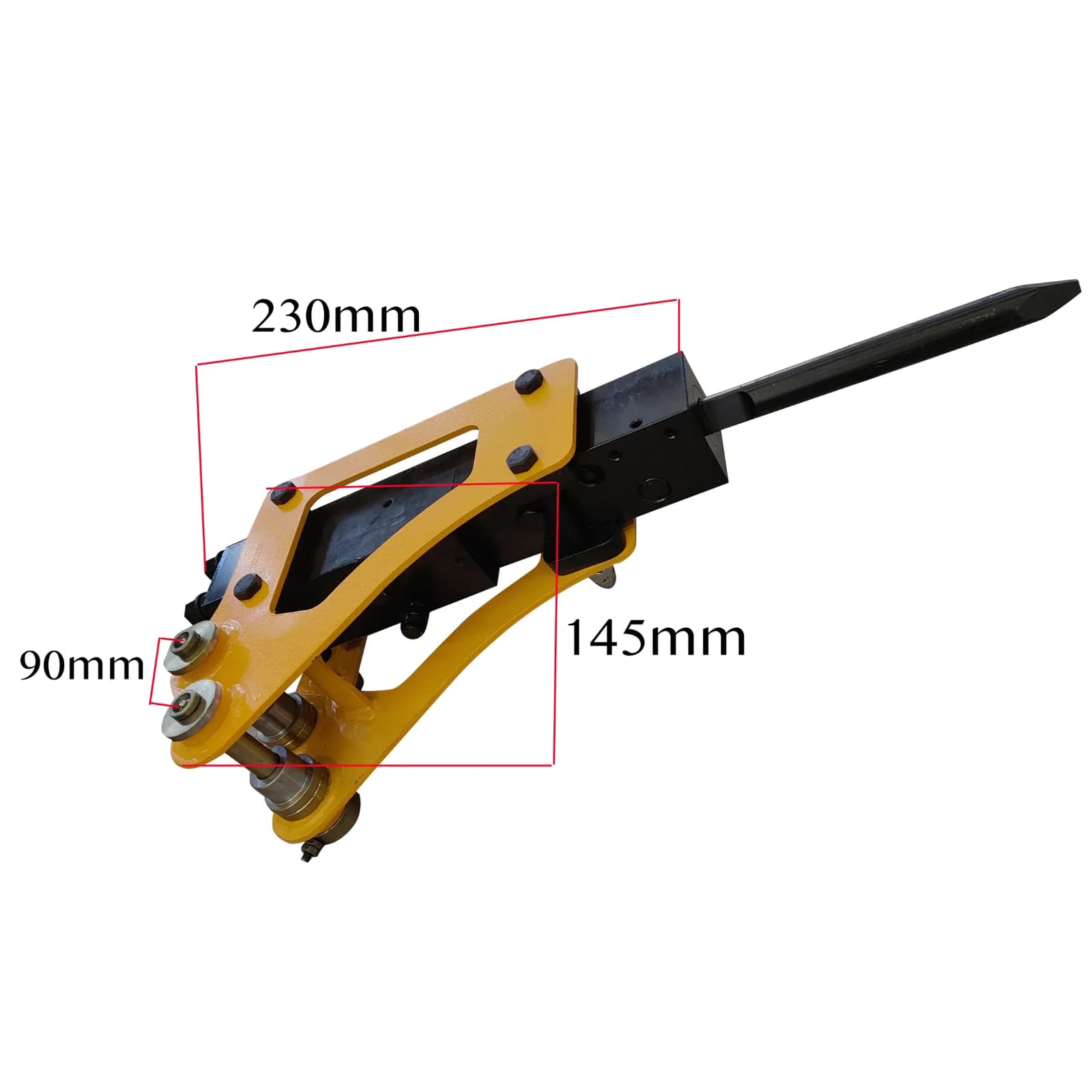 TYPHON Attachments Hydraulic Break Hammer Attachment for Mini Digger USA thumbnail 2