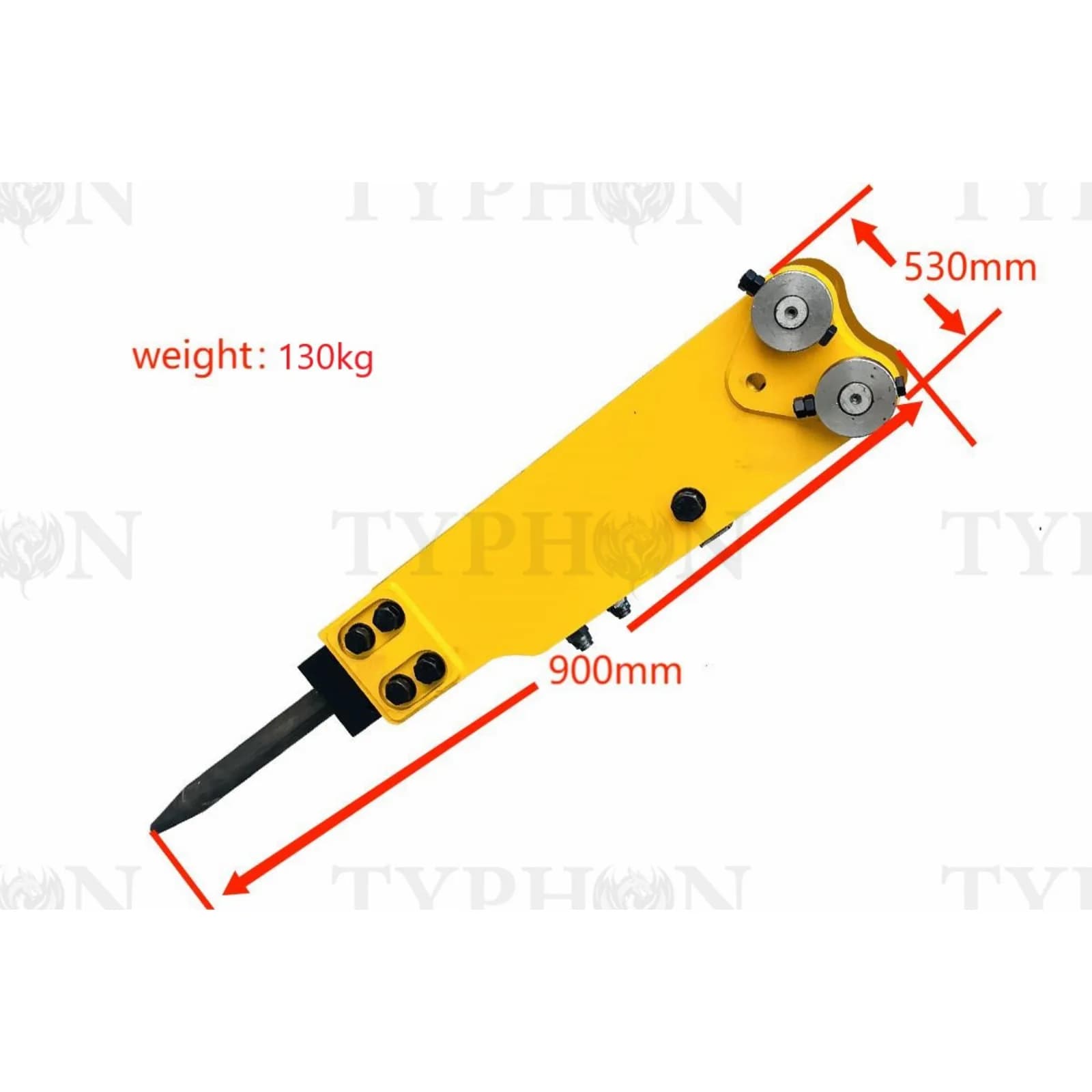 2.5 ton Mini Excavator Attachment Hydraulic Hammer Top Type Rock Breaker Generic TERROR X2 PRO thumbnail 2