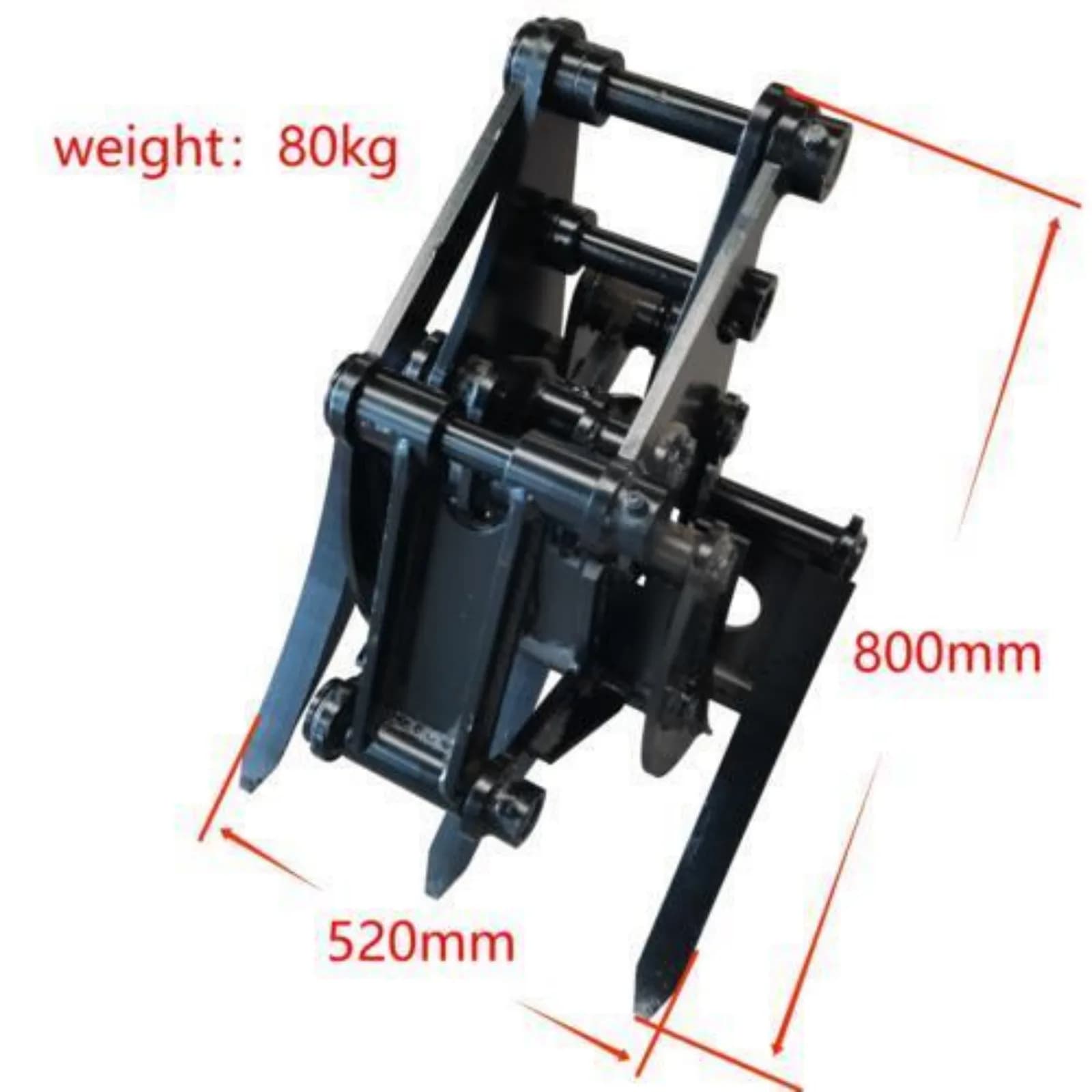 Mini Excavator Attachment Grapple Wide Opening Grabber For 2 to 3.5 ton Diggers For TERROR X2 PRO thumbnail 2