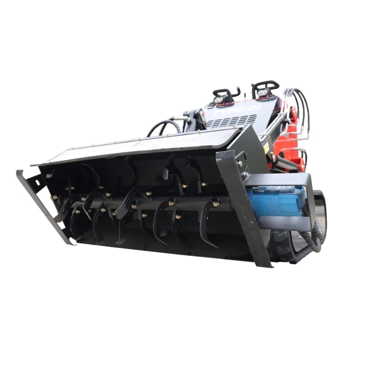 Skid Steer Loader Rotary Plow Tiller Attachment USA thumbnail 2