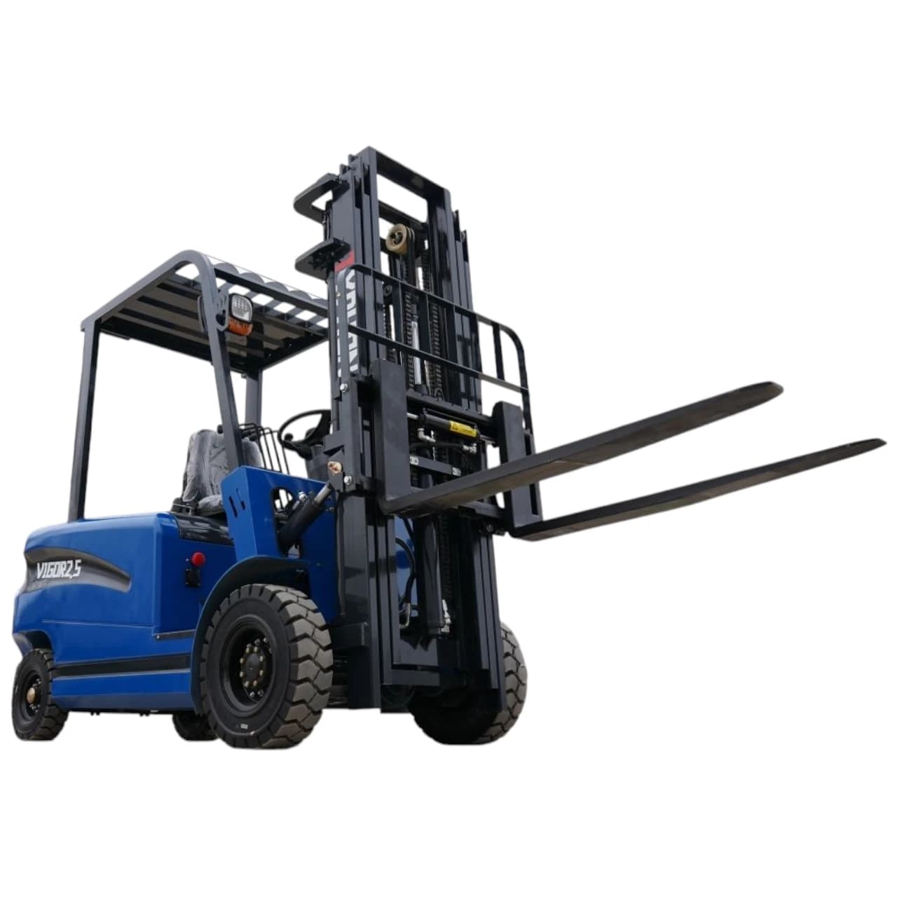 New 2025 TYPHON VIGOR 2.5 Blue Electric Forklift 2.5 Ton Lifter Lift Truck Jitney Hi-Lo thumbnail 3