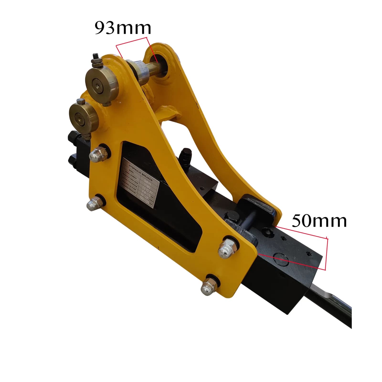 TYPHON Attachments Hydraulic Break Hammer Attachment for Mini Digger USA thumbnail 3