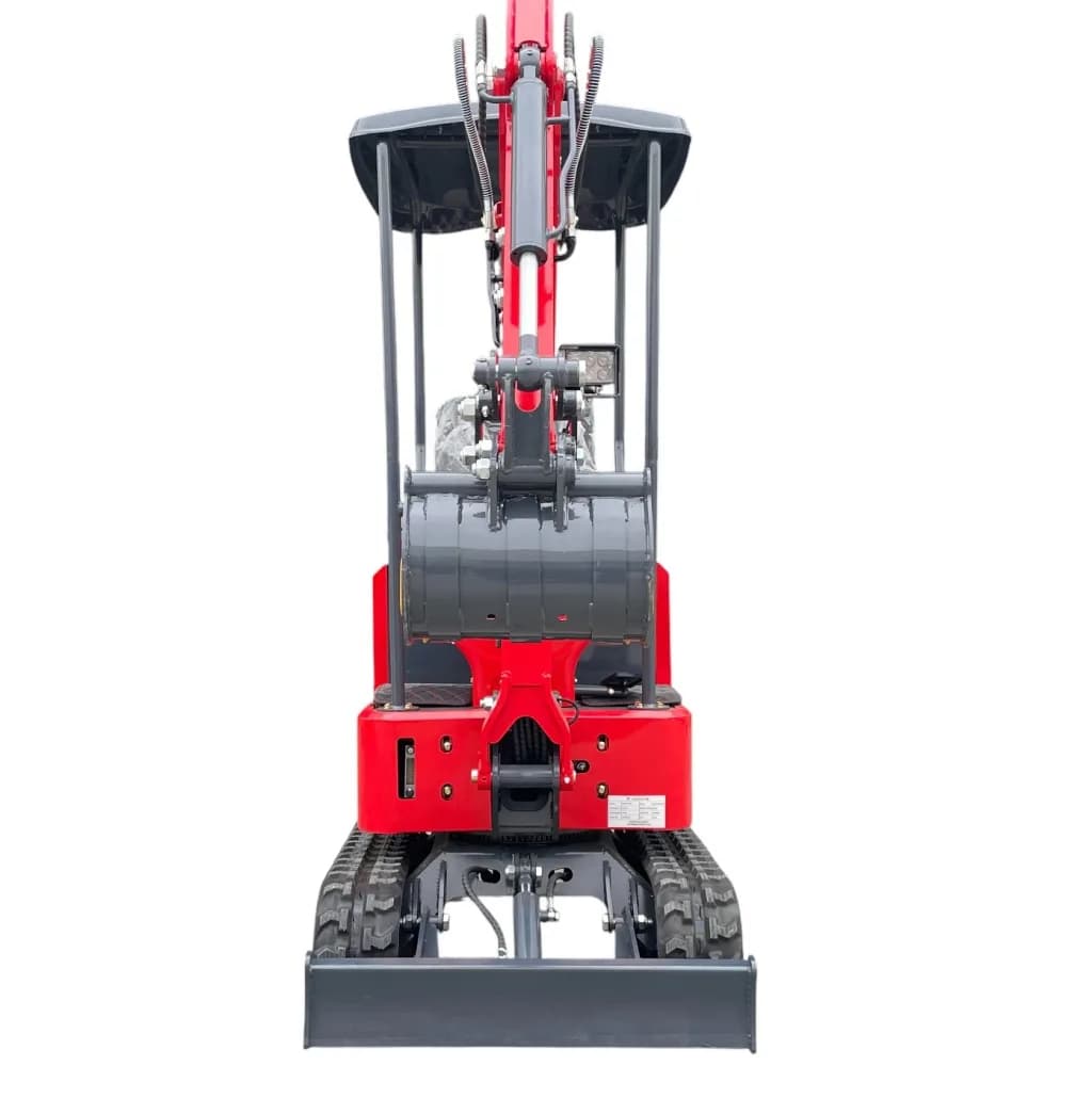 TYPHON TERROR ONE STORM 1 Ton Mini Excavator Trench Digger with Hydraulic Oil Cooler Canopy & Wide Bucket Ideal for Garden, Farm, Park & Road Work Digging, Drilling, Bull-Dozing thumbnail 3