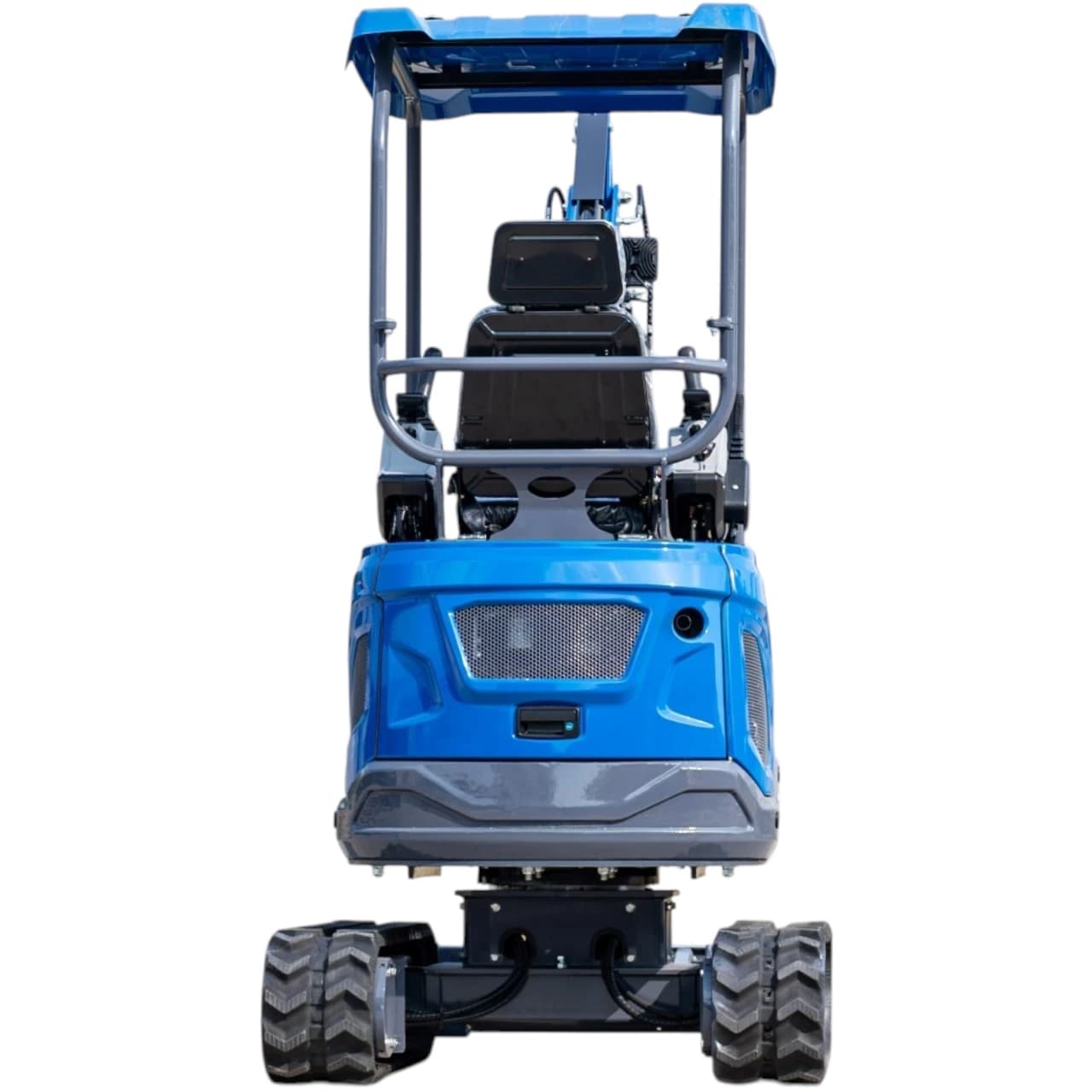 TYPHON TERROR XIX STORM Mini Excavator – 4000lbs Trench Digger with Boom Swing, Canopy, Retractable Tracks thumbnail 3