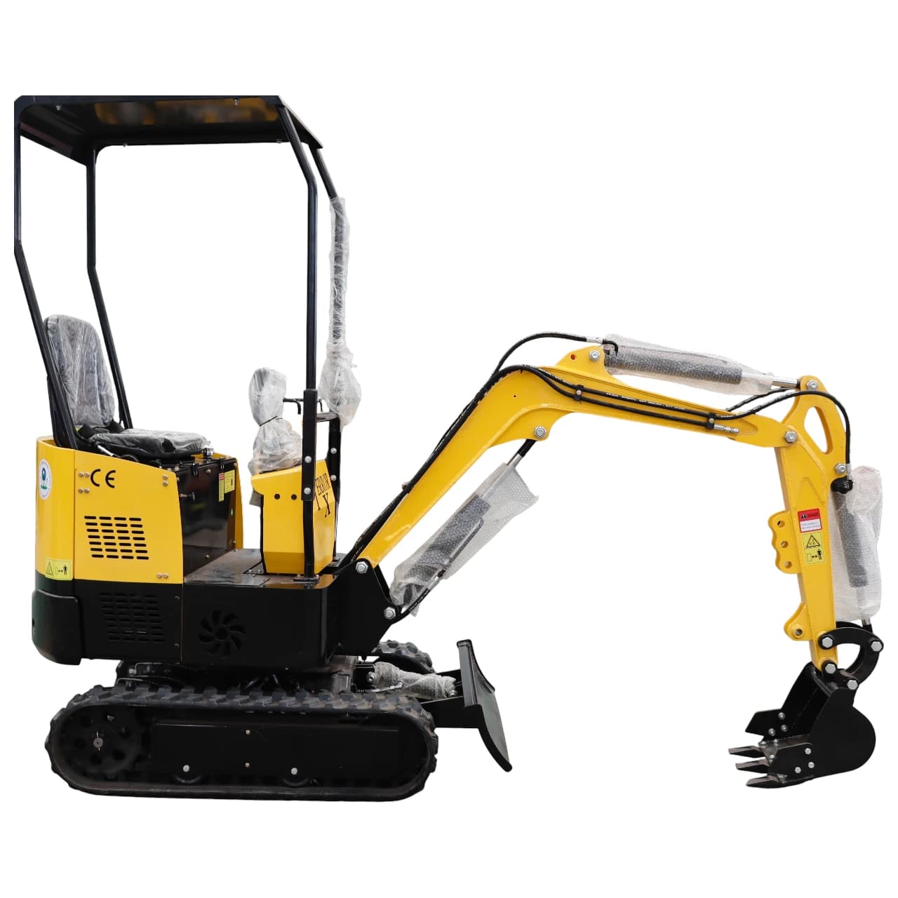 TYPHON TERROR X STORM Mini Excavator – 1 Ton Trench Digger (Yellow Edition) thumbnail 3