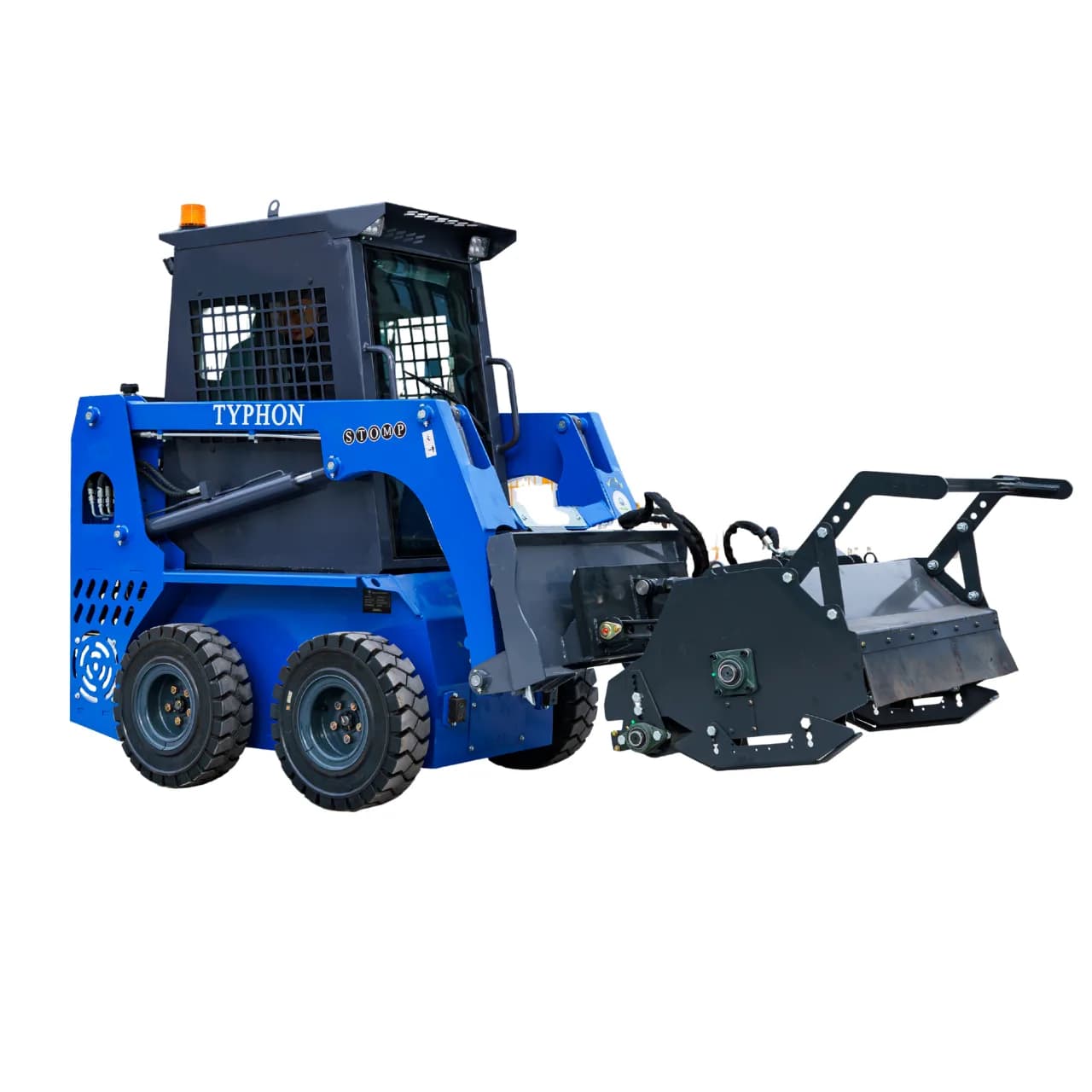 New TYPHON STOMP X1300 & STOMP 509 Mini Skid Steer Forestry Mulcher Attachment thumbnail 3