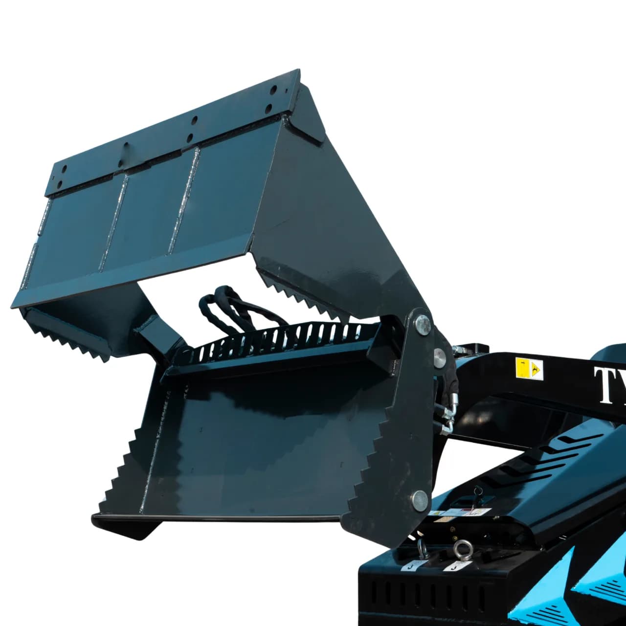 4-In-1 Bucket Combo Mini Skid Steer attachment for TYPHON STOMP X1300 & STOMP 509 thumbnail 3