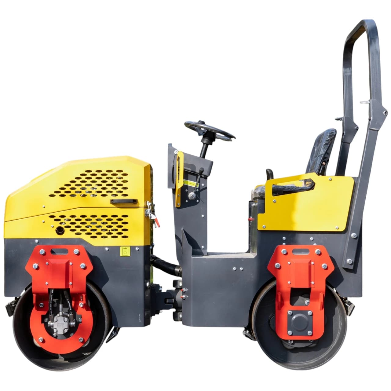 TYPHON FURY 15 Mini Road Roller 1.5Ton 13.5 hp B&S Gas Engine Hydraulic Steering thumbnail 3