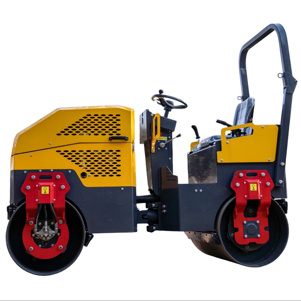 TYPHON FURY 20 Mini Road Roller 2Ton Hydraulic Oil Vibratory B&S 23hp USA engine thumbnail 3