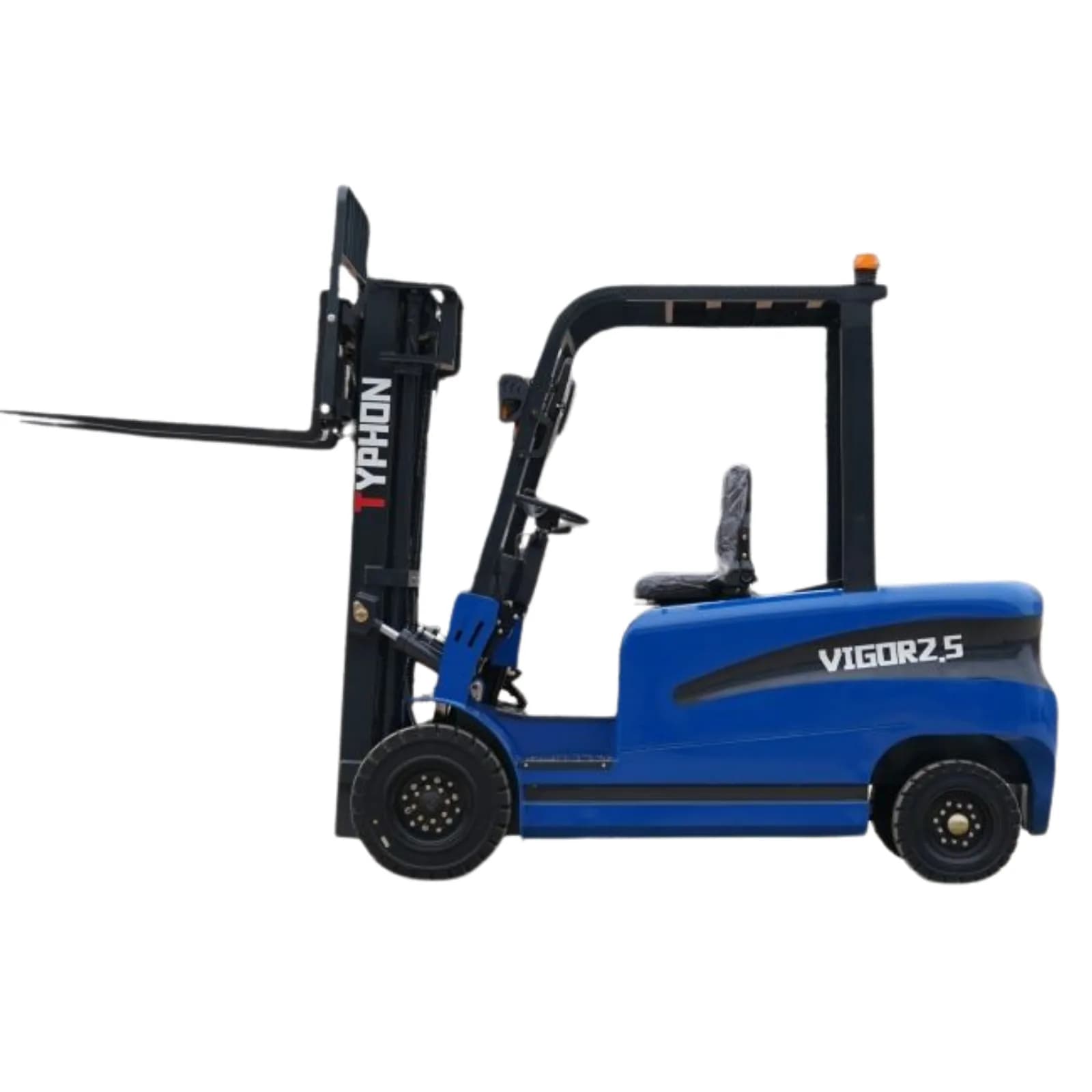 New 2025 TYPHON VIGOR 2.5 Blue Electric Forklift 2.5 Ton Lifter Lift Truck Jitney Hi-Lo thumbnail 4