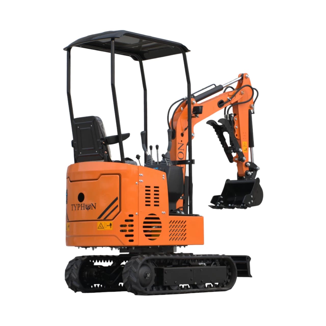 Typhon Tyrant X 1 Ton Mini Excavator with 13.5HP Briggs & Stratton Engine, Hydraulic Oil Cooler & Thumb Clip thumbnail 4