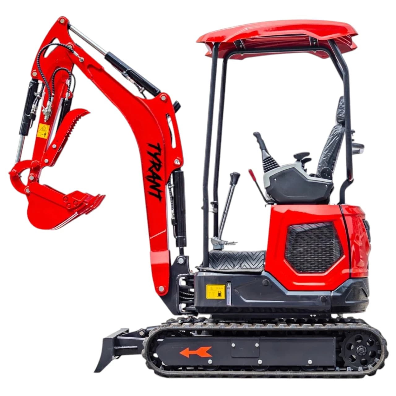 3800lbs TYRANT 17 Diesel Mini Excavator Kubota D902 Engine Side Swing w 12 attachments thumbnail 4