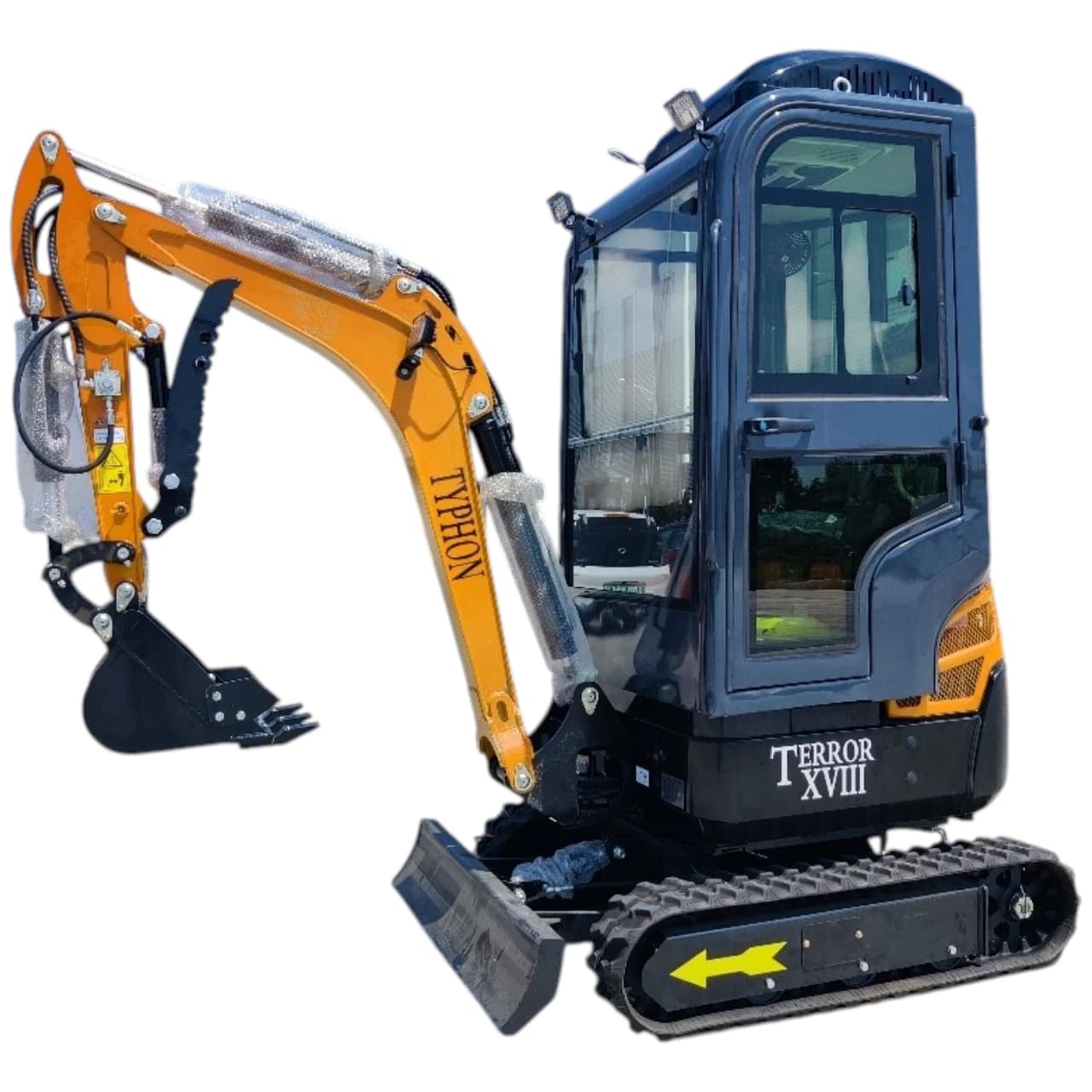TYPHON TERROR XVIII Prestige 2 Ton Mini Excavator KUBOTA Diesel Engine (Yellow Edition) thumbnail 4
