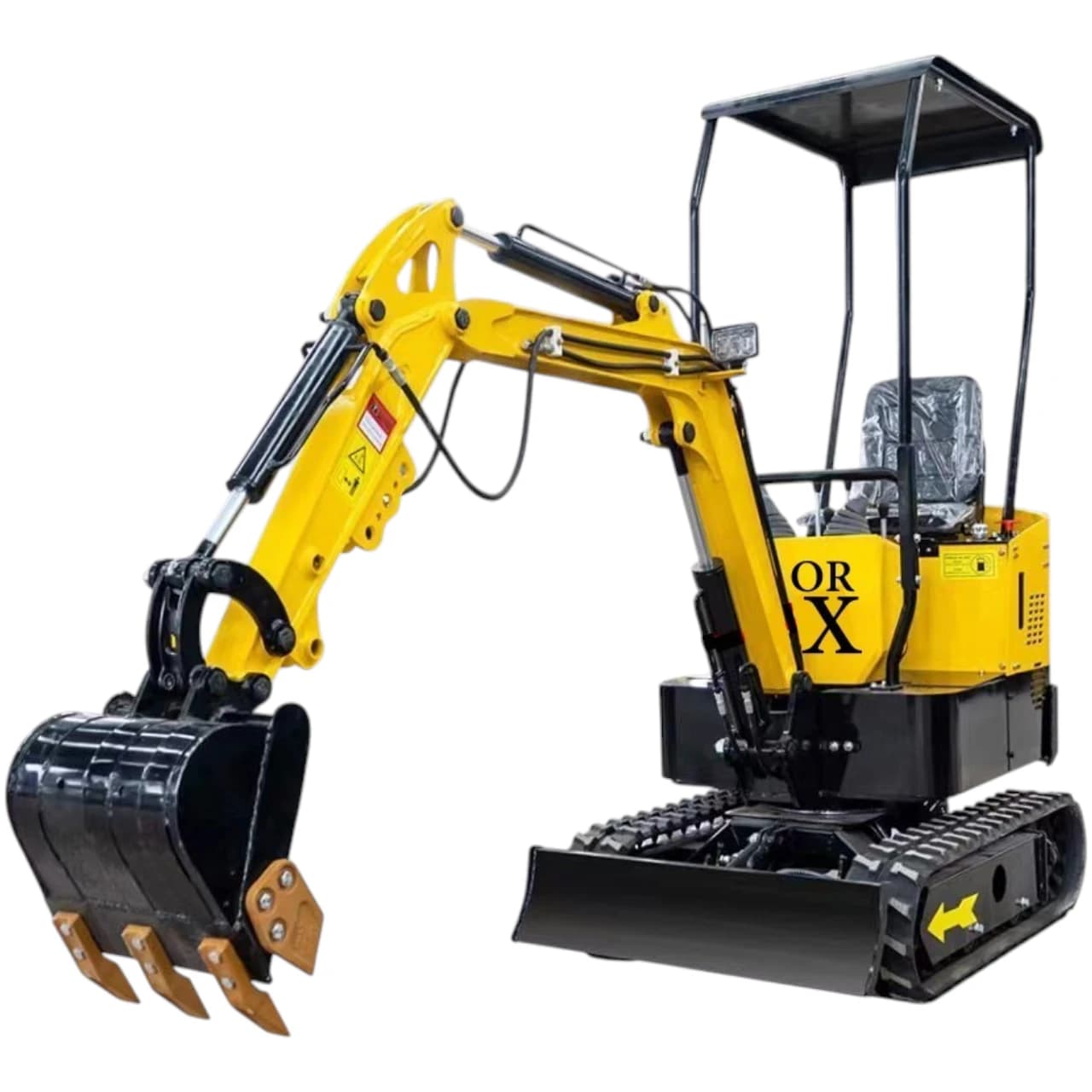 TYPHON TERROR X STORM Mini Excavator – 1 Ton Trench Digger (Yellow Edition) thumbnail 4