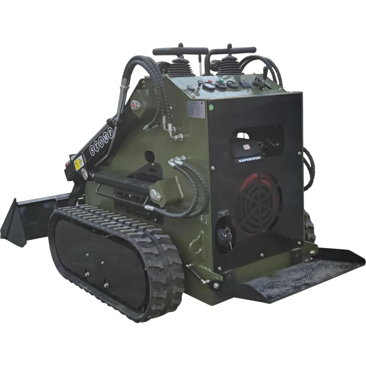Skid-Steer Loader Tracked 22.1 HP Honda EPA Gasoline Engine for Gardens, Farming thumbnail 4