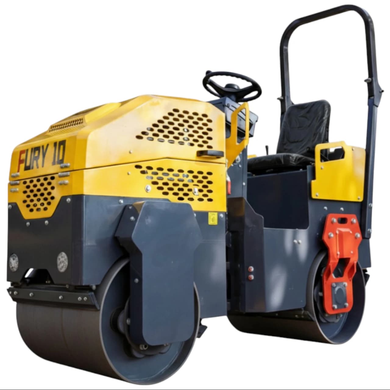 TYPHON Fury 10 Mini Road Roller 1Ton Hydraulic oil B&S 13.5hp gas USA air-cooled thumbnail 4