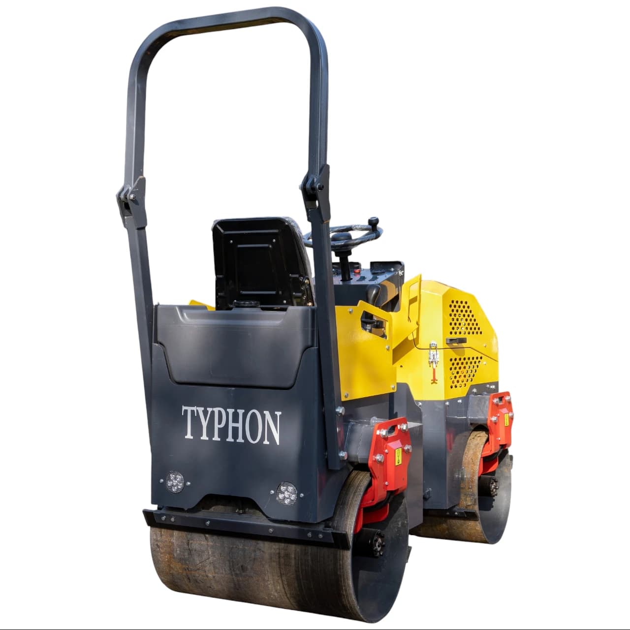 TYPHON FURY 15 Mini Road Roller 1.5Ton 13.5 hp B&S Gas Engine Hydraulic Steering thumbnail 4
