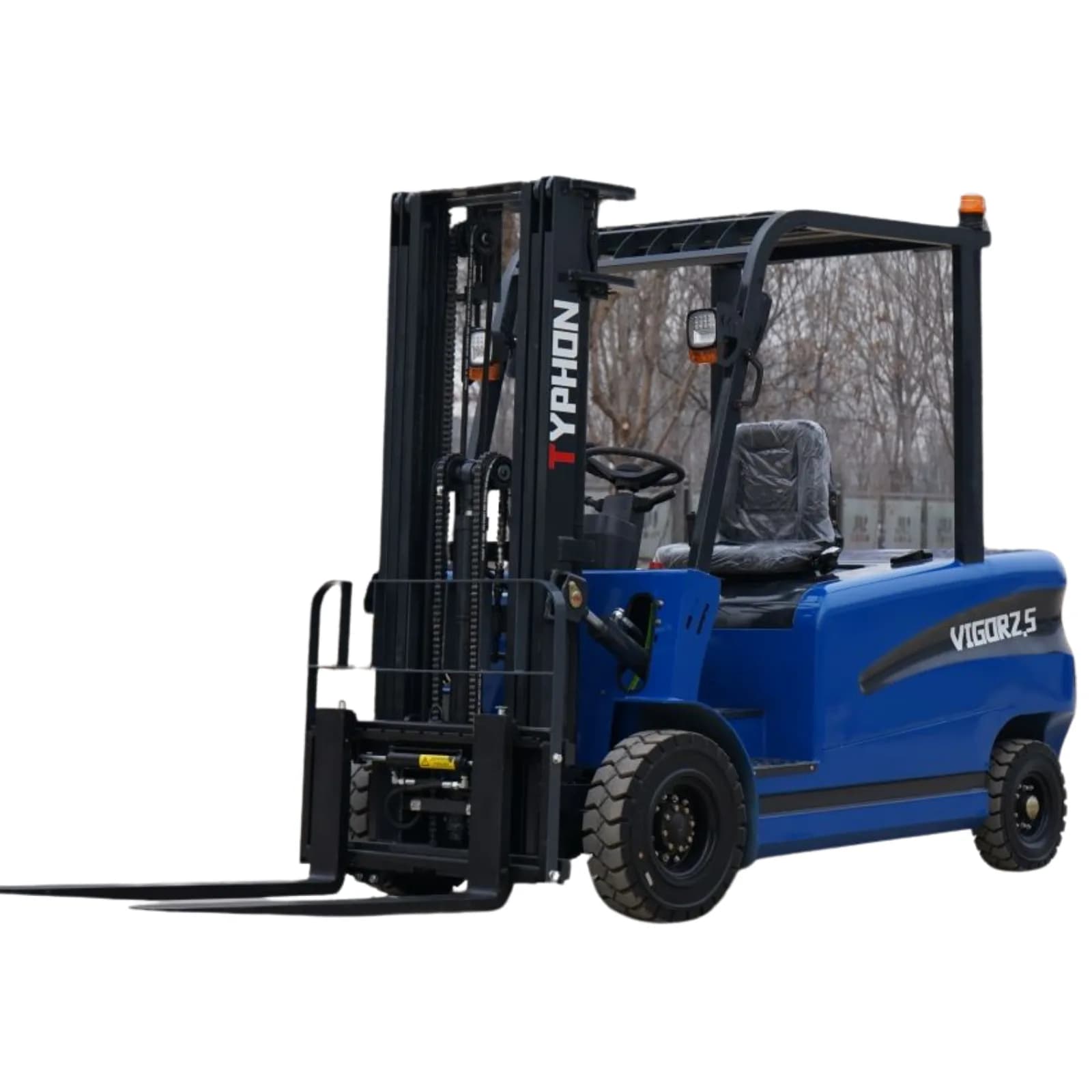 New 2025 TYPHON VIGOR 2.5 Blue Electric Forklift 2.5 Ton Lifter Lift Truck Jitney Hi-Lo thumbnail 5