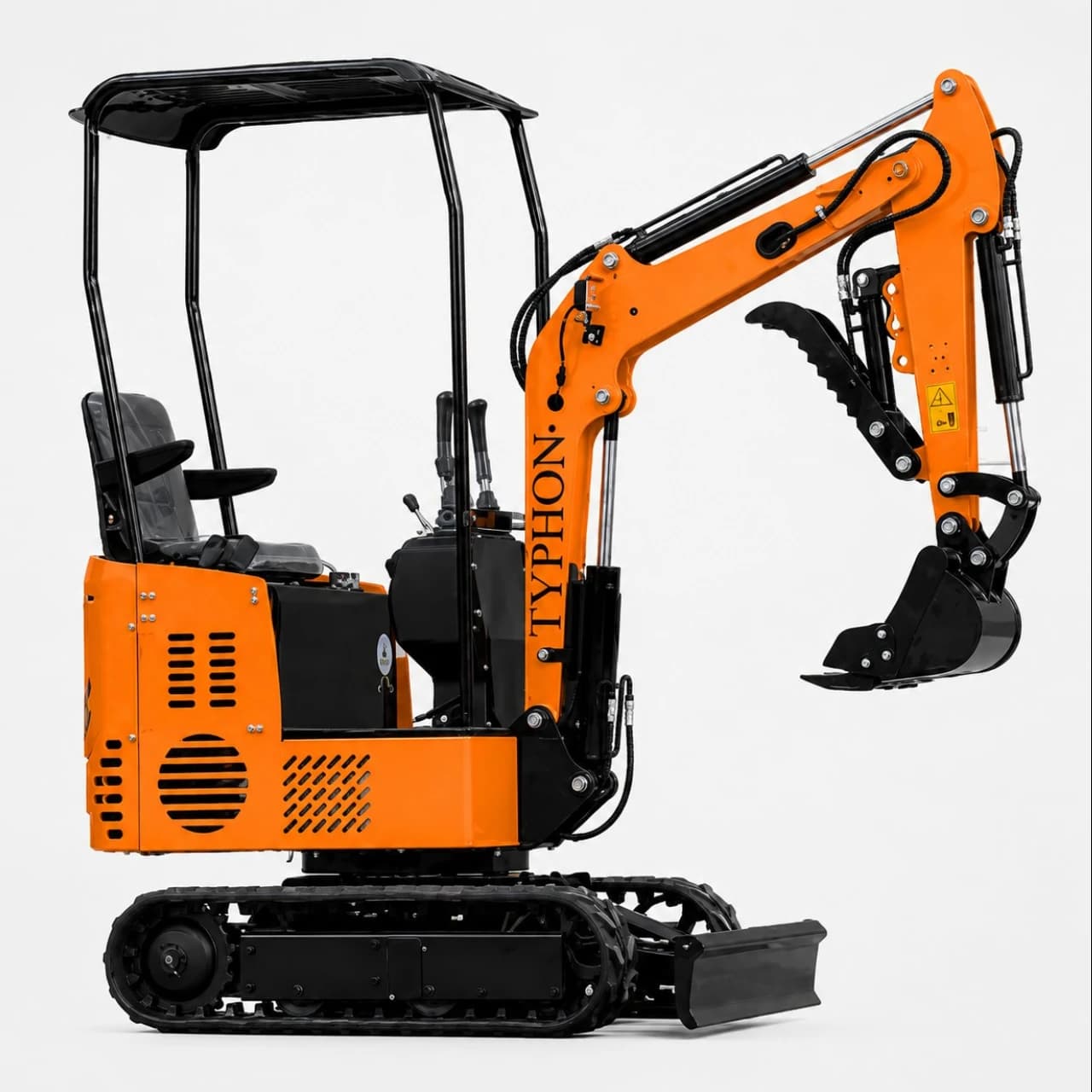 Typhon Tyrant X 1 Ton Mini Excavator with 13.5HP Briggs & Stratton Engine, Hydraulic Oil Cooler & Thumb Clip thumbnail 5