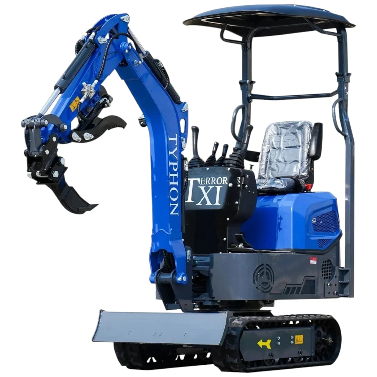 TERROR XI Mini Excavator Digger 13.5hp Gas B&S EPA Engine with 13 Attachments thumbnail 5