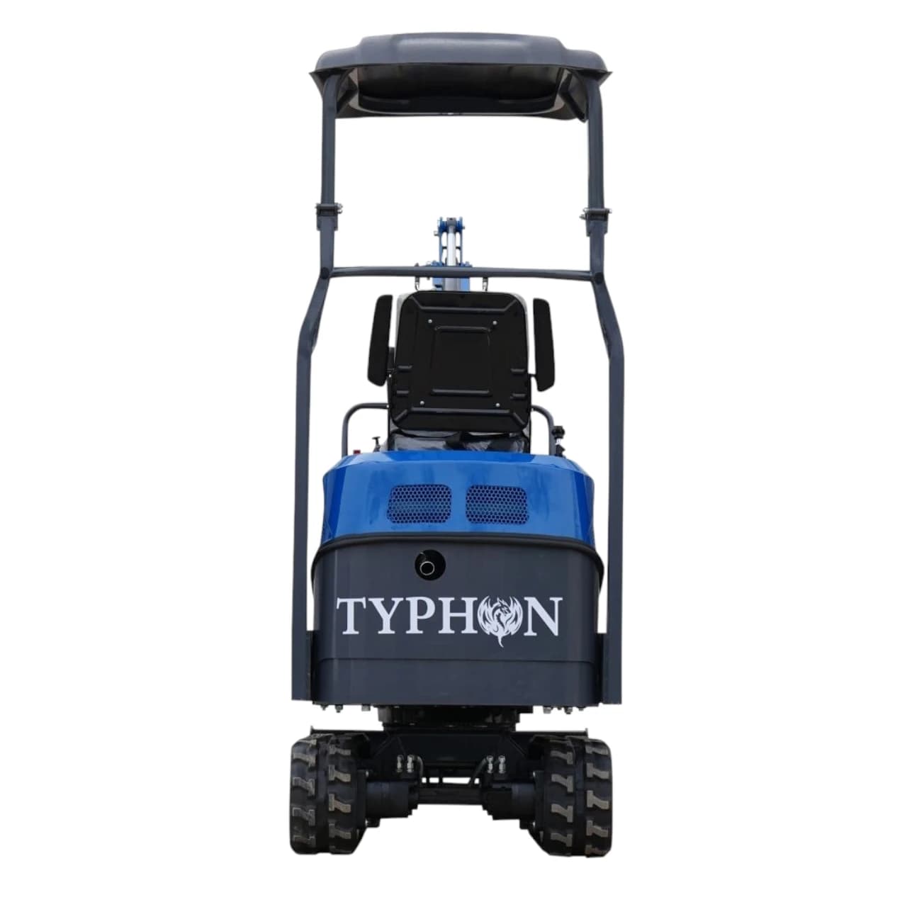 TYPHON TERROR XI STORM Mini Excavator – 1.1 Ton Trench Digger with Boom Swing, Hydraulic Thumb Clip, Bucket USA thumbnail 5