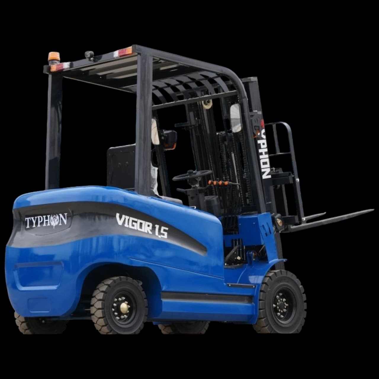 New 2025 TYPHON VIGOR 1.5 Blue Electric Forklift 1.5 Ton Lifter Lift Truck Jitney Hi-Lo thumbnail 5