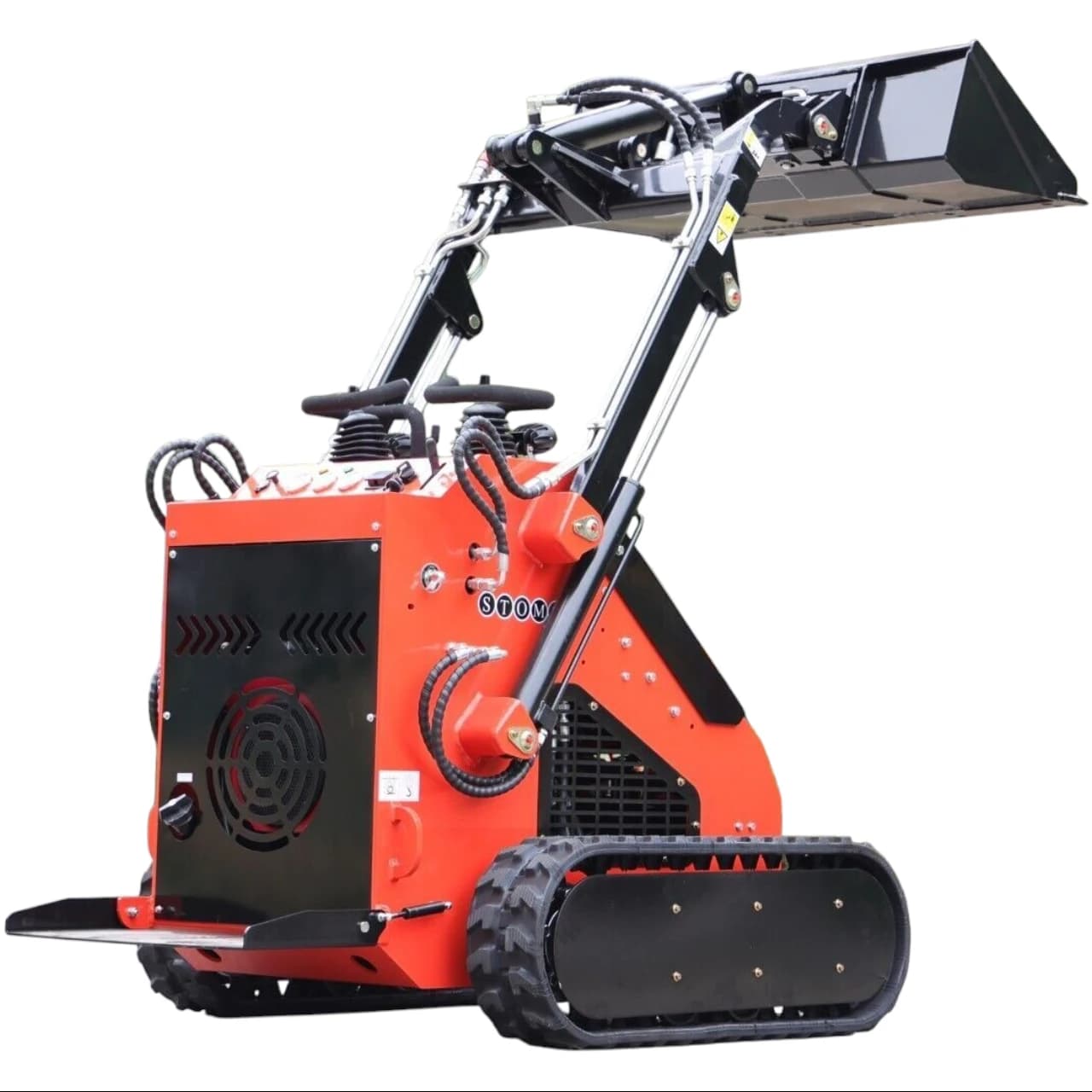 Skid-Steer Loader Tracked 22.1 HP Honda EPA Gasoline Engine (Red Edition) thumbnail 5