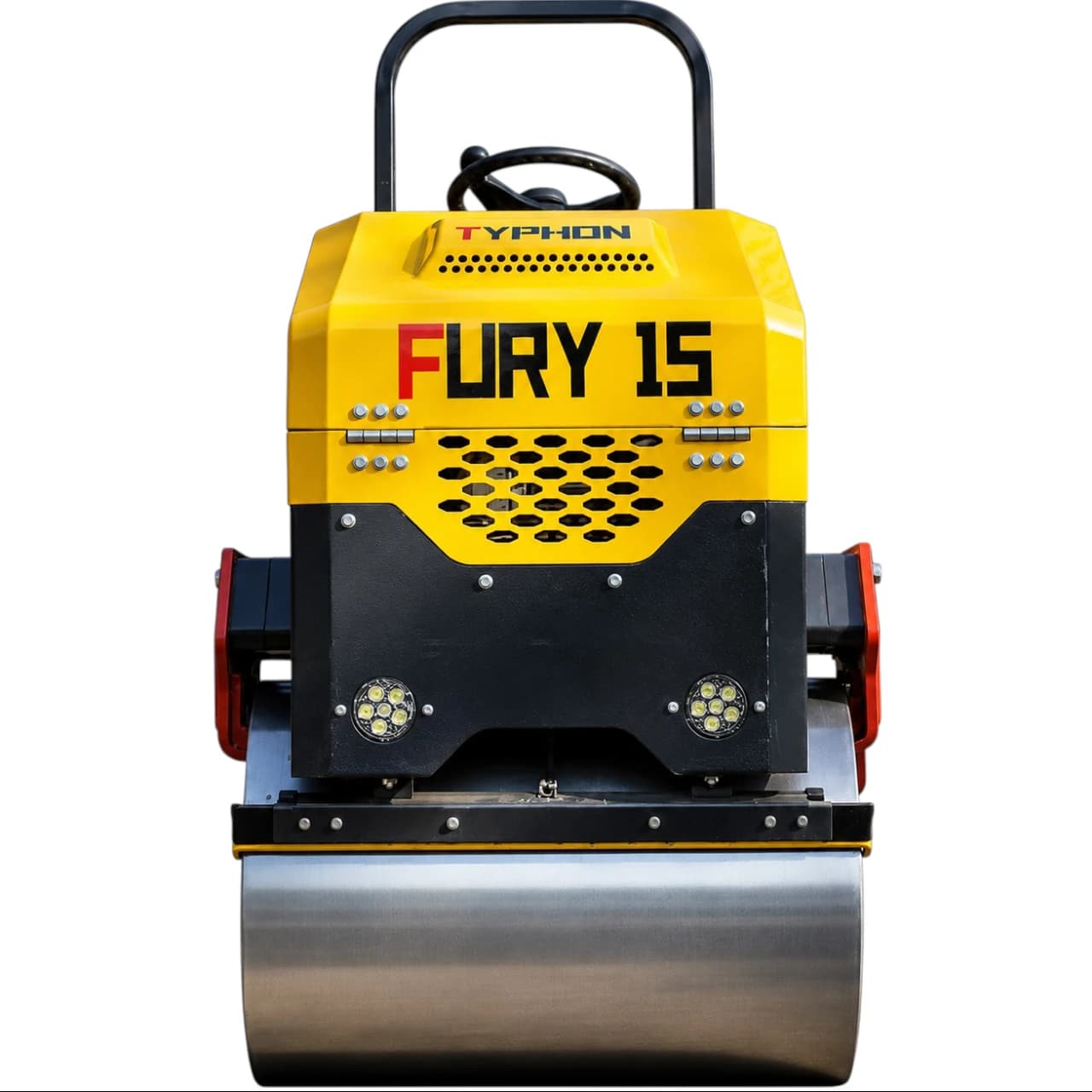 TYPHON FURY 15 Mini Road Roller 1.5Ton 13.5 hp B&S Gas Engine Hydraulic Steering thumbnail 5