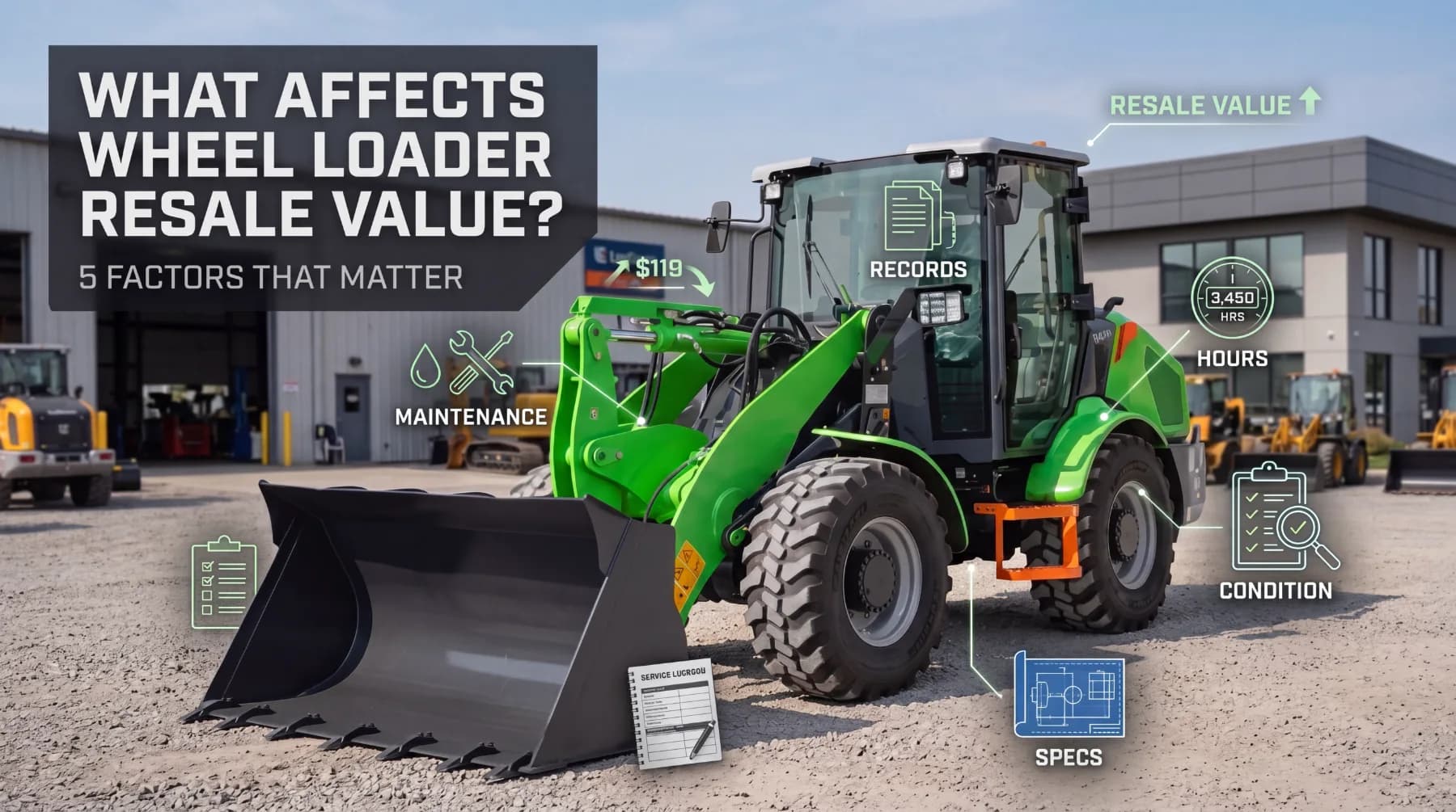 What Affects the Resale Value of a Wheel Loader?