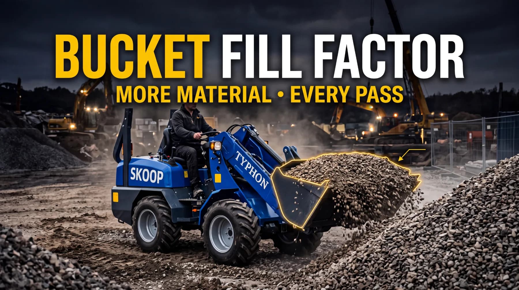 How Bucket Fill Factor Affects Wheel Loader Productivity