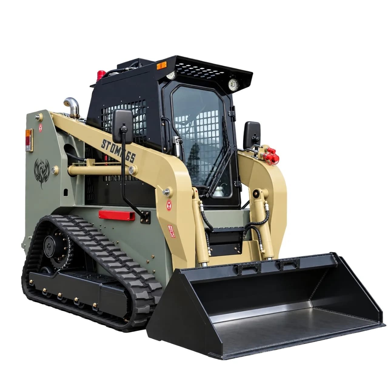 TYPHON STOMP 65 PROPACT 9,000 lb Tracked Skid Steer – 74 HP Cummins & AC/Heat Cab