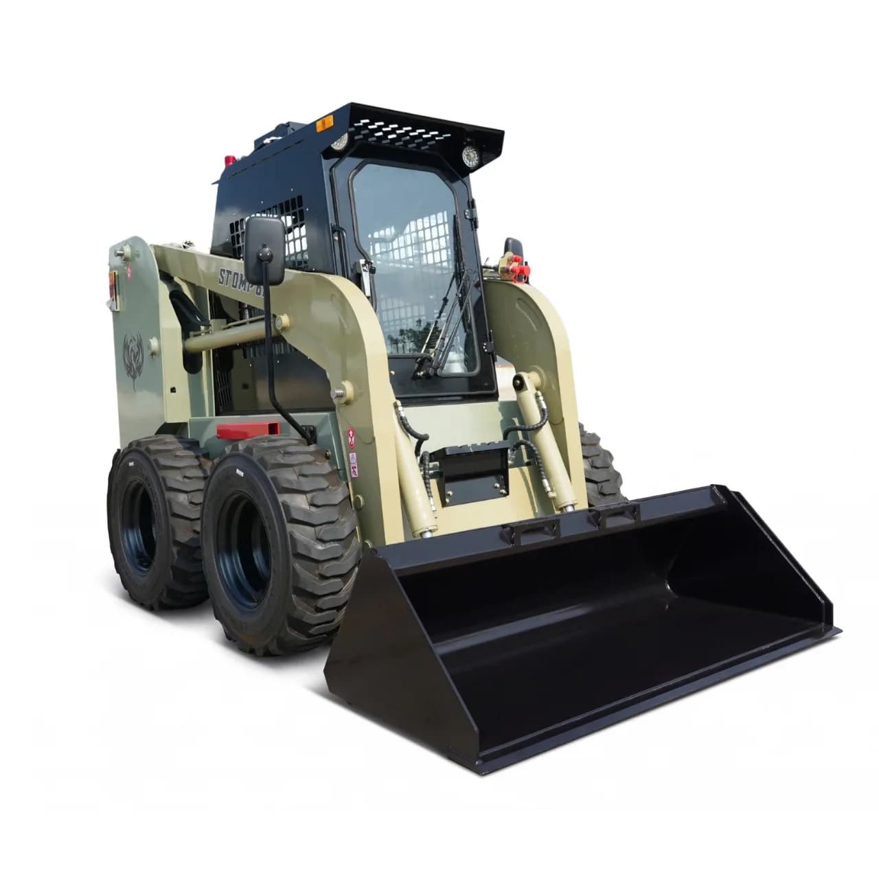 TYPHON STOMP 65 PROPACT 4WD 8,000 lb Wheeled Skid Steer – 74 HP Cummins, 2,200 lb Rated Load